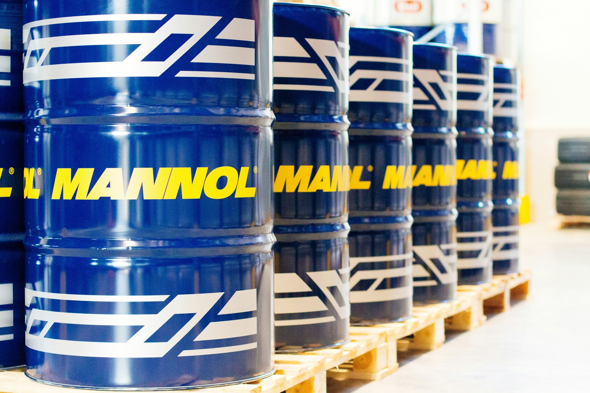 IPOL industrial lubricant drums and barrels